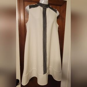 Women's Sharagano Lace-Trim Shift Dress #13